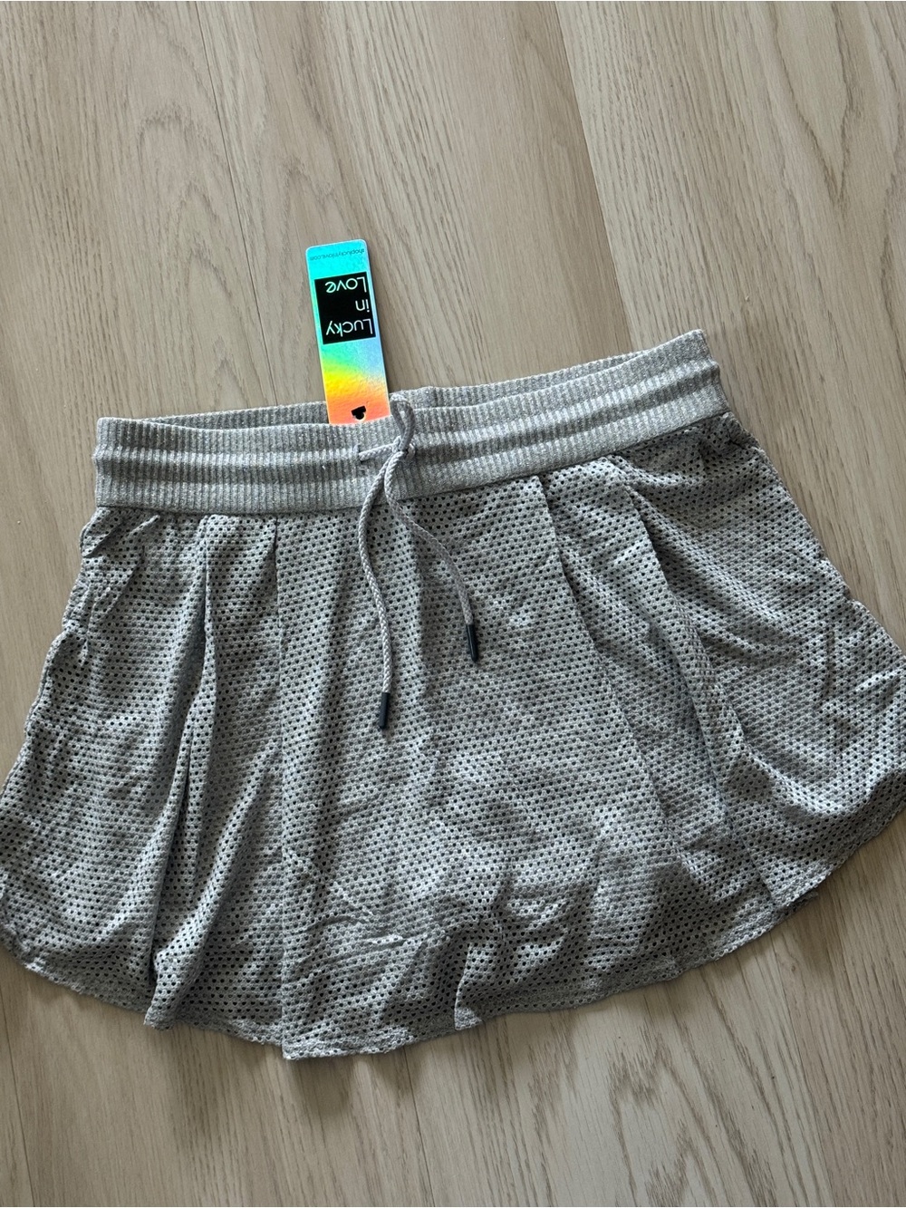 Lucky In Love High Waist LUCKY BREAK Skirt Skort perforated tennis Pickleball CH